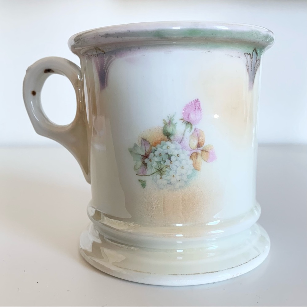 Antique Floral Rose Shaving Mug - Picture 11 of 12